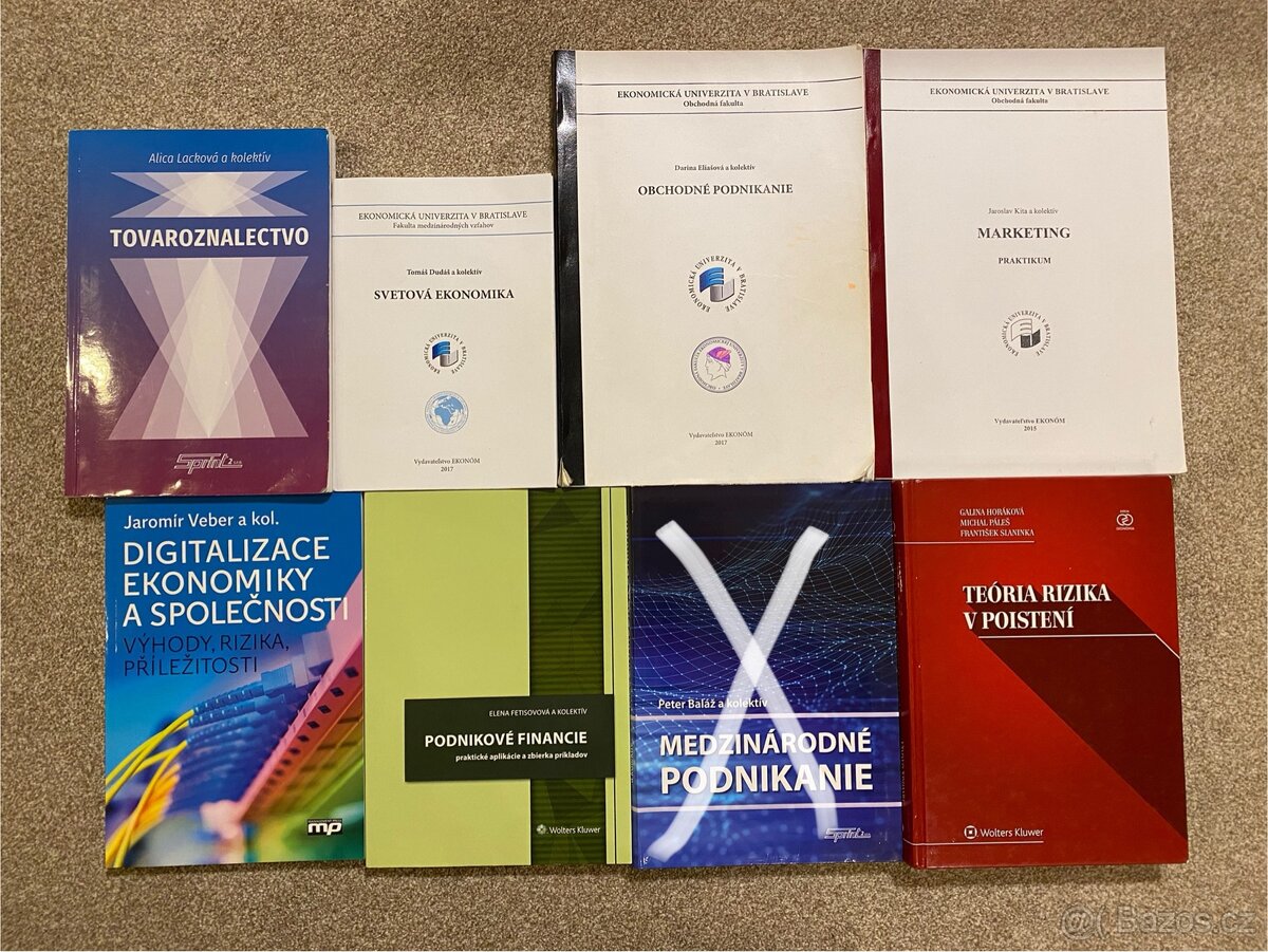 Učebnice/knihy/skriptá - EUBA, ale aj pre iné VŠ školy