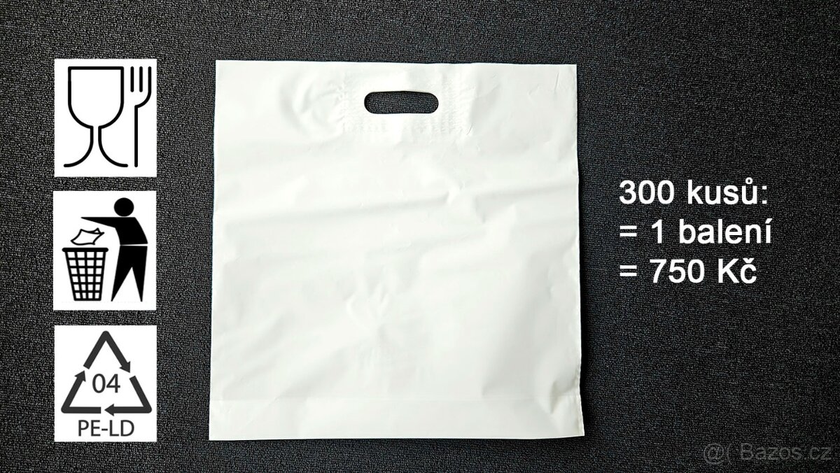 igelitové tašky / plastové nákupní tašky / LPDE / 65my