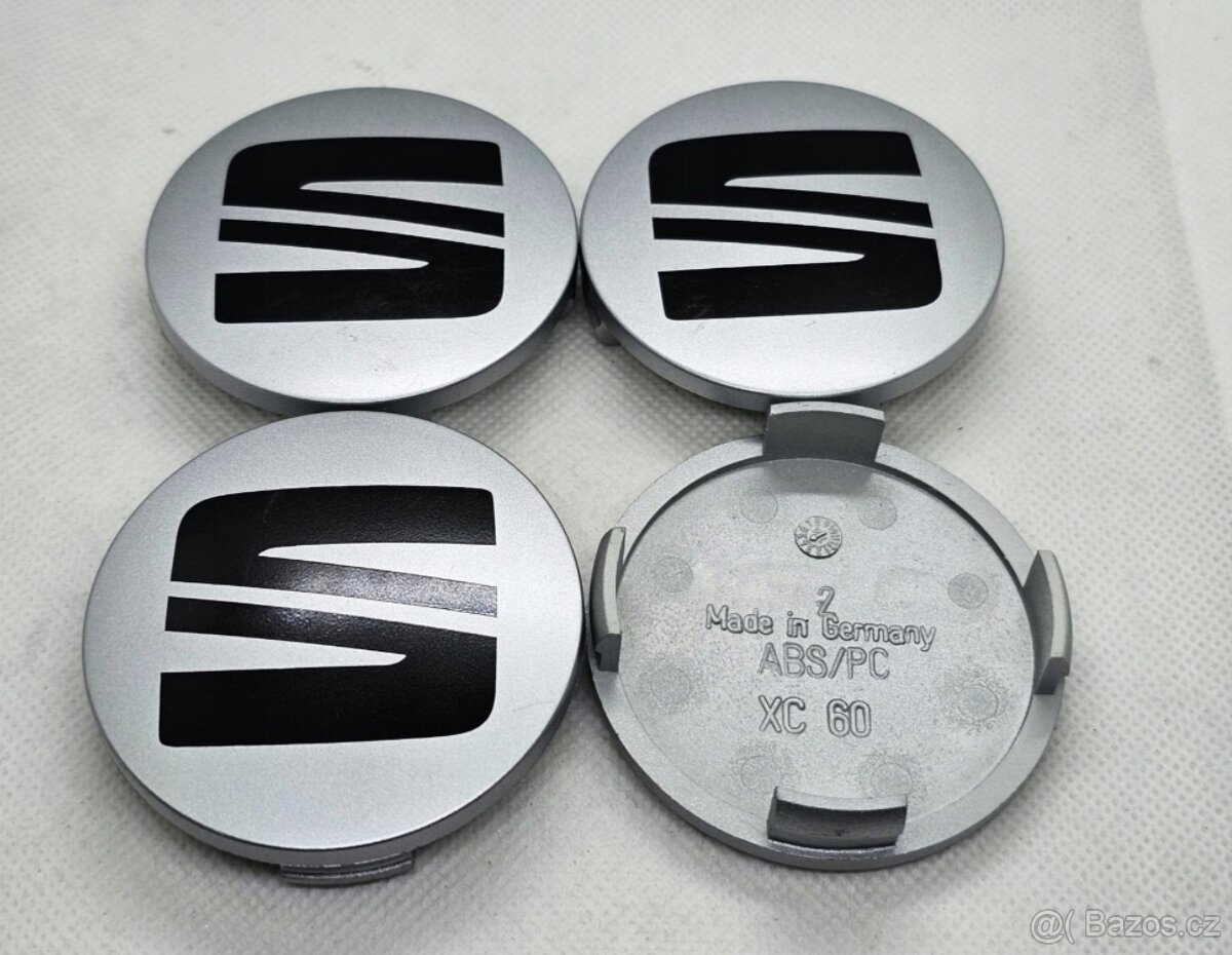 Originál středové krytky kol Seat 60 mm