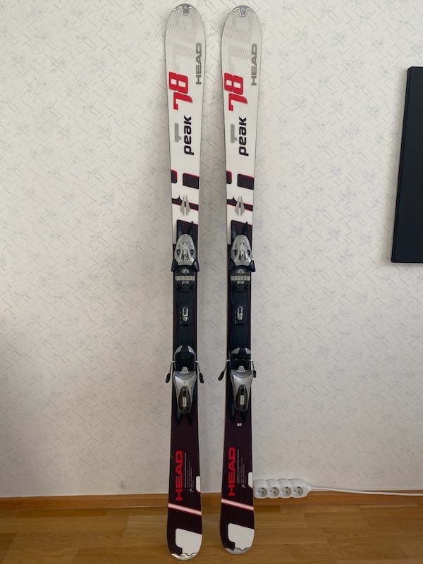 Lyže Head Peak 78, délka 165 cm, rádius 13,5 m