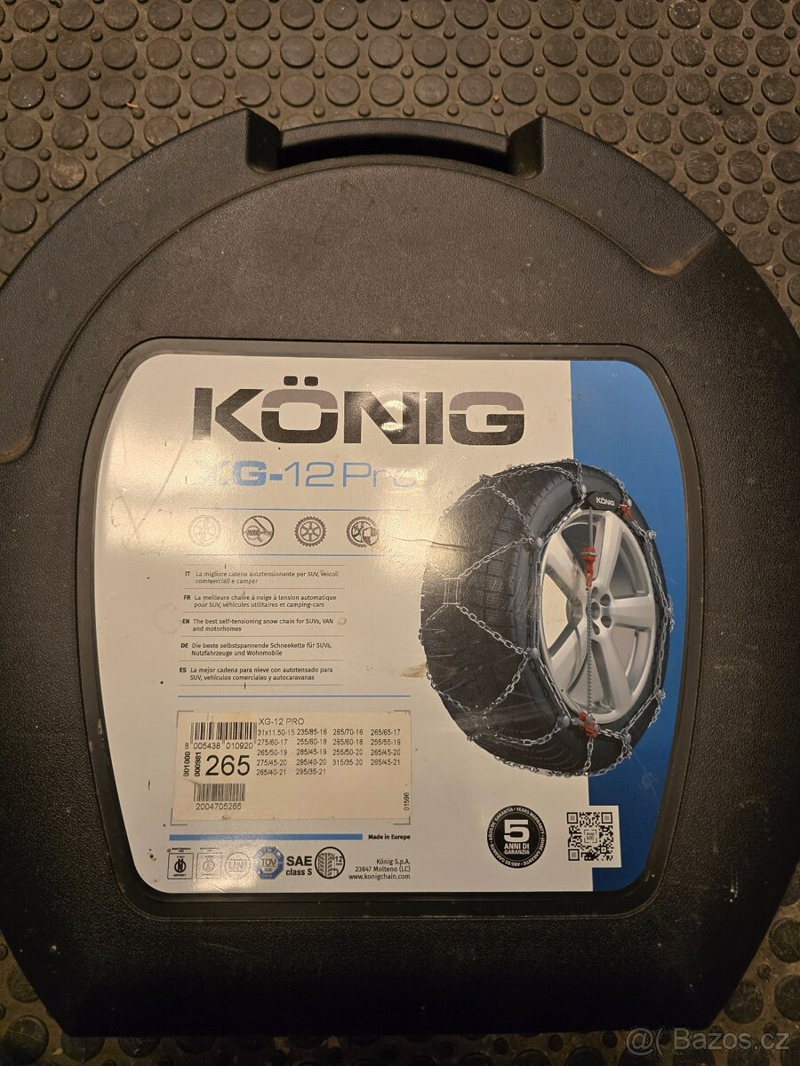 Sněhové řetězy Thule XG-12 typ 265