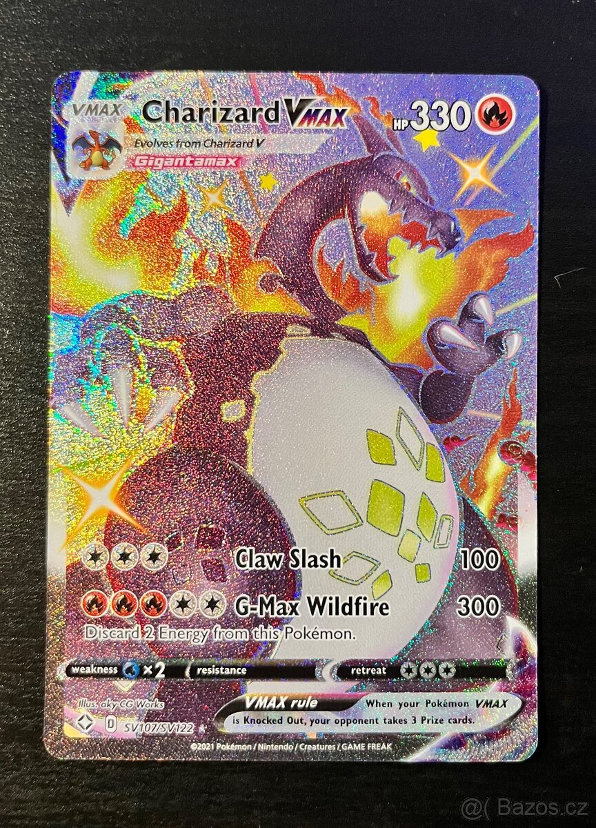 Charizard VMAX Shining fates SV107