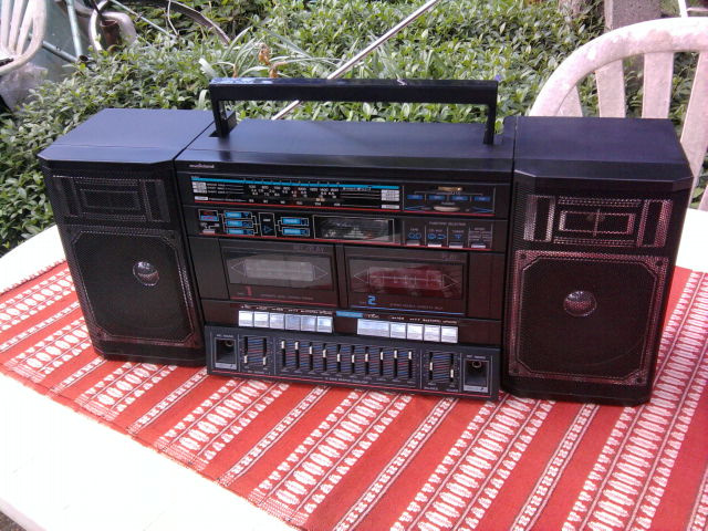 Starý veľký RADIO-DVOJKAZEŤÁK (80tá léta)