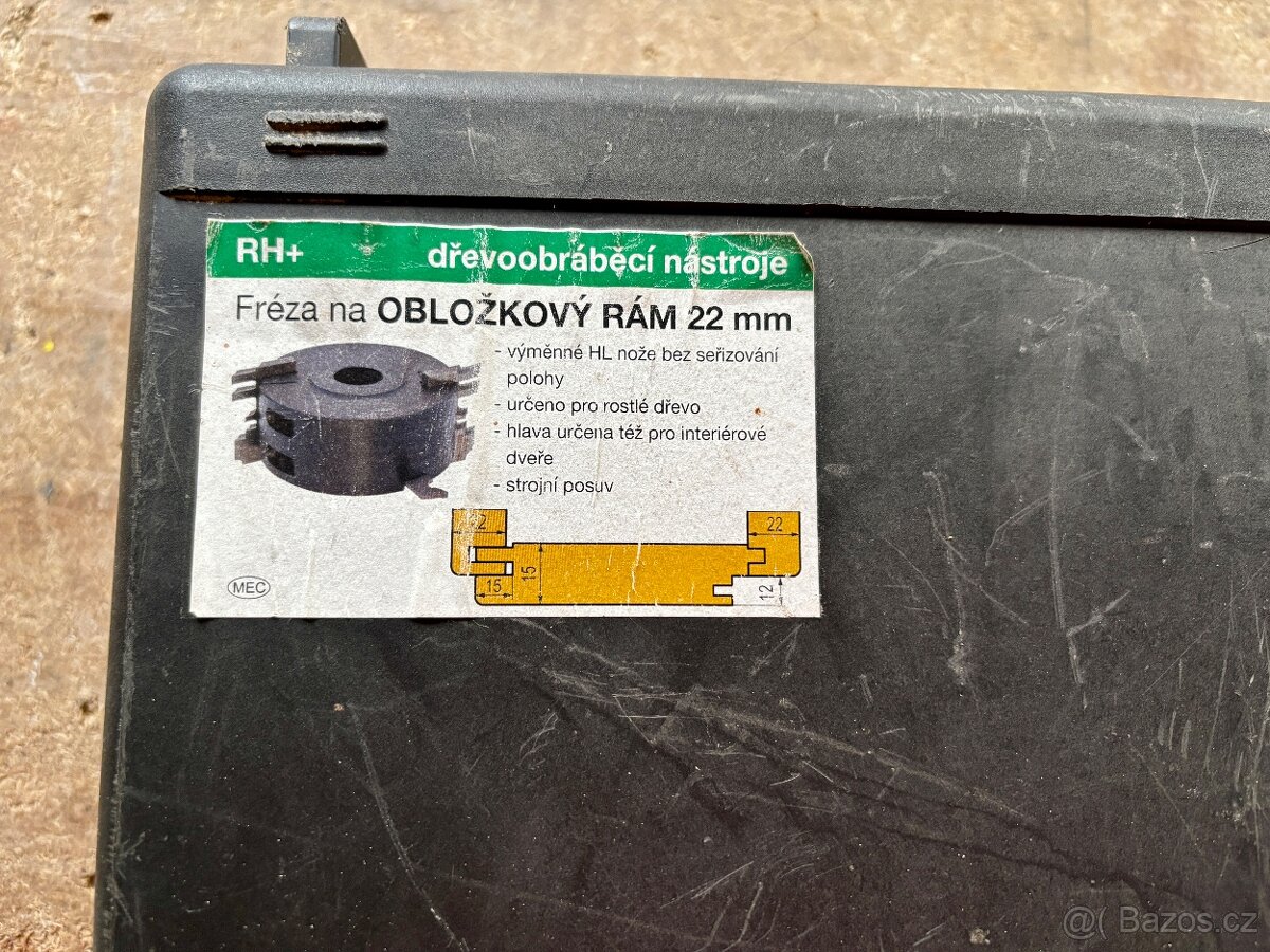 Frézy na obložkové zárubně