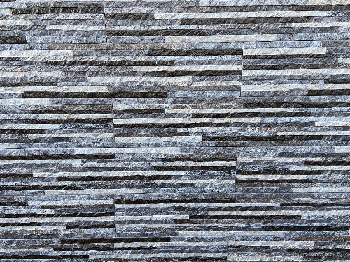 Fasádní obklad TEBAS gris 50 x 10 cm, množství 10,5 m2