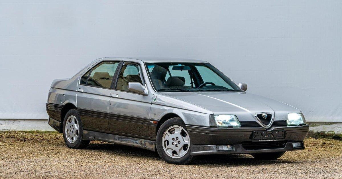 Alfa Romeo 164 QV Quadrifoglio Verde 1992 krásná rarita BUS