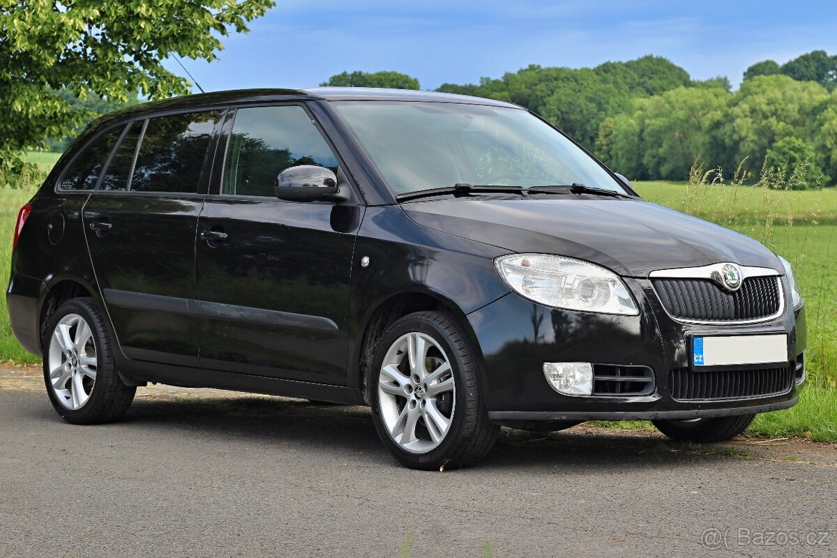 pěkná Škoda Fabia combi 1,6i 77kW - 131.584 km - po servisu