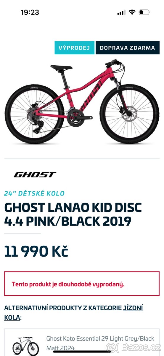 Dětské kolo - Ghost Lanao - 24