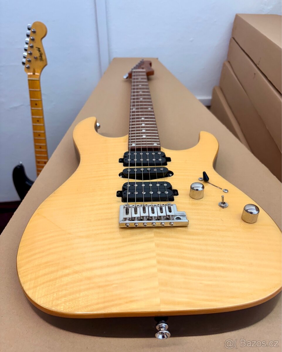 Elektrická kytara Superstrat H - S - H Fokus - Natural