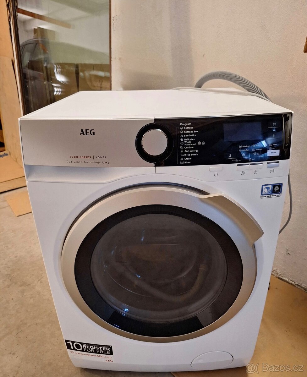Aeg kombi 9/6kg, dualsense parní pračka se sušičkou