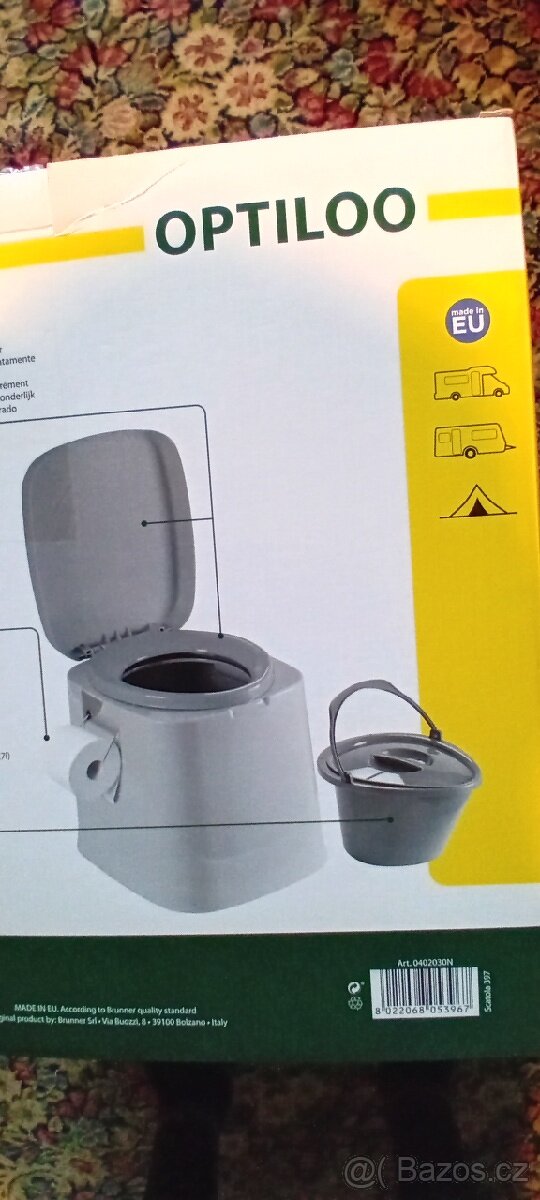 Nová přenosná toaleta wc