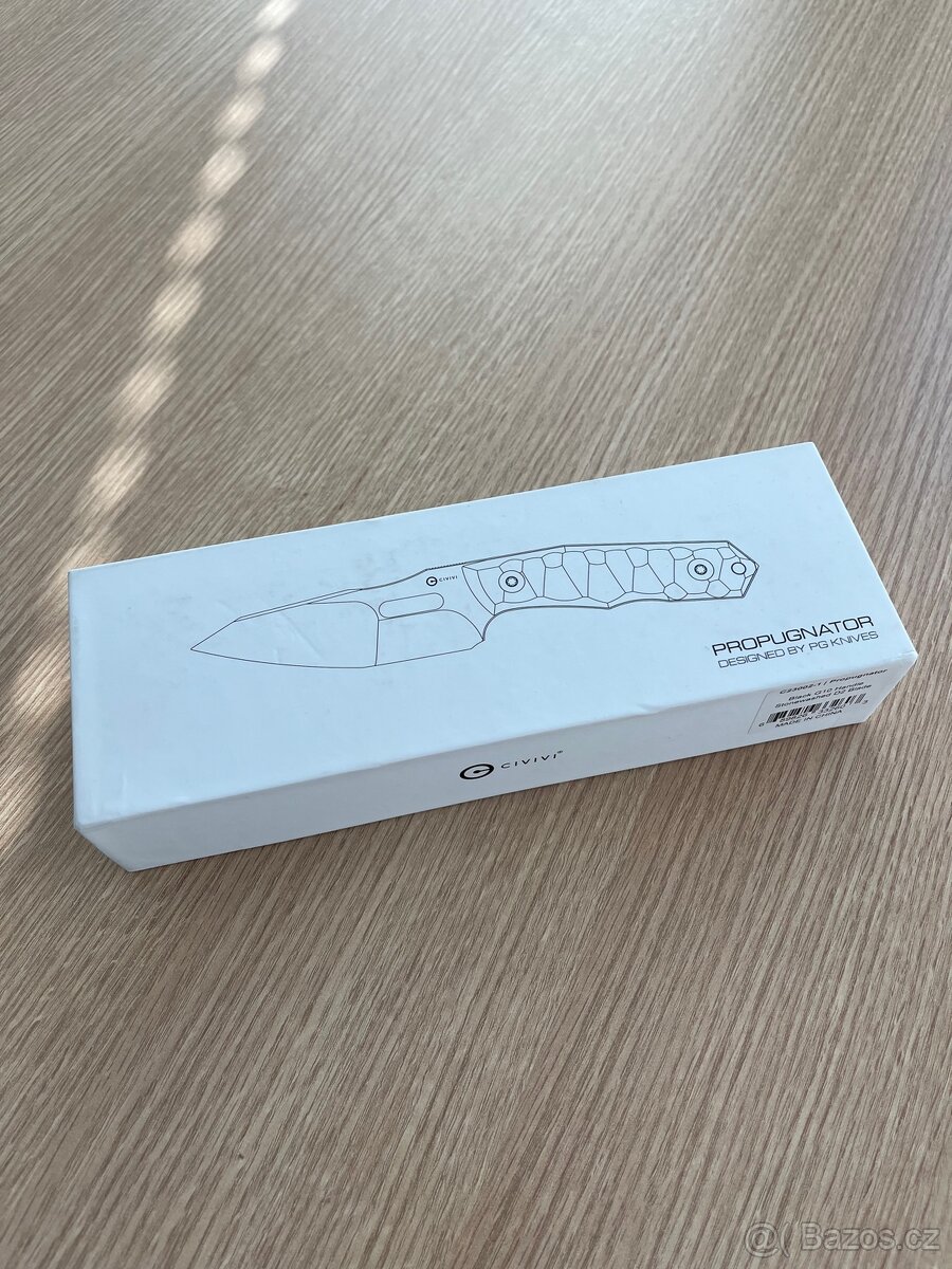 Civivi Propugnator, D2 steel, stonewash, black G10 handle