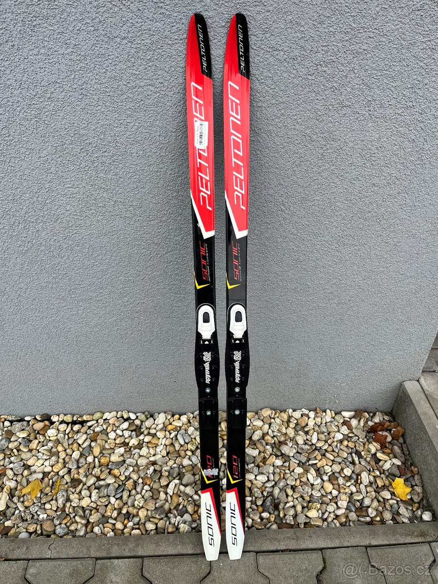 Nové dětské běžky Peltonen s vázáním - 120cm