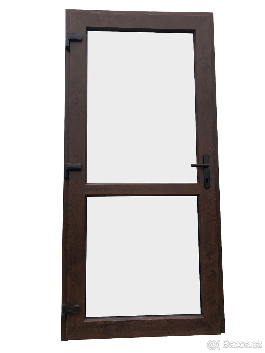 Vchodové dveře antracit nebo ořech 100x210