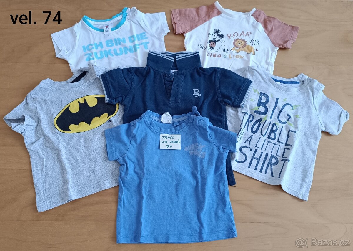 Triko krátký rukáv vel.74