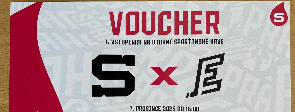 Voucher na vstupenku Sparta - Vary