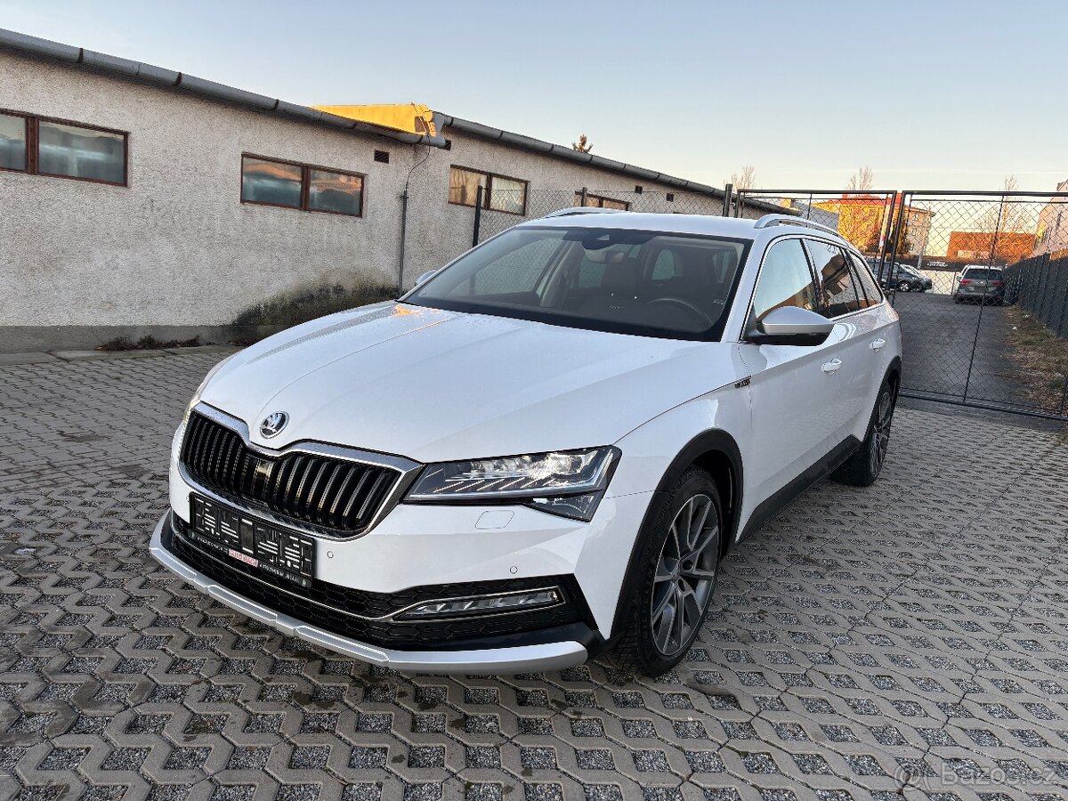 Škoda Superb Scout,2.0 TDI,Webasto,4x4,nové v CZ