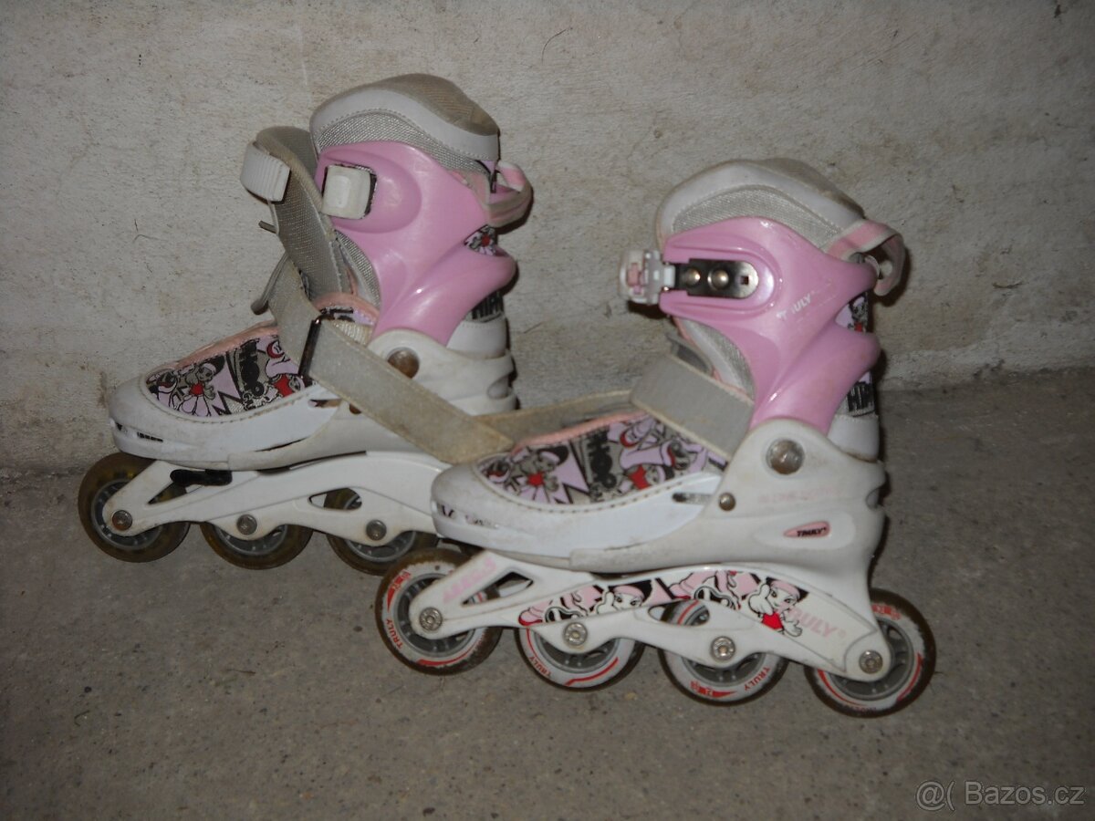 Dětské kolečkové brusle nastavitelné 30 - 33.