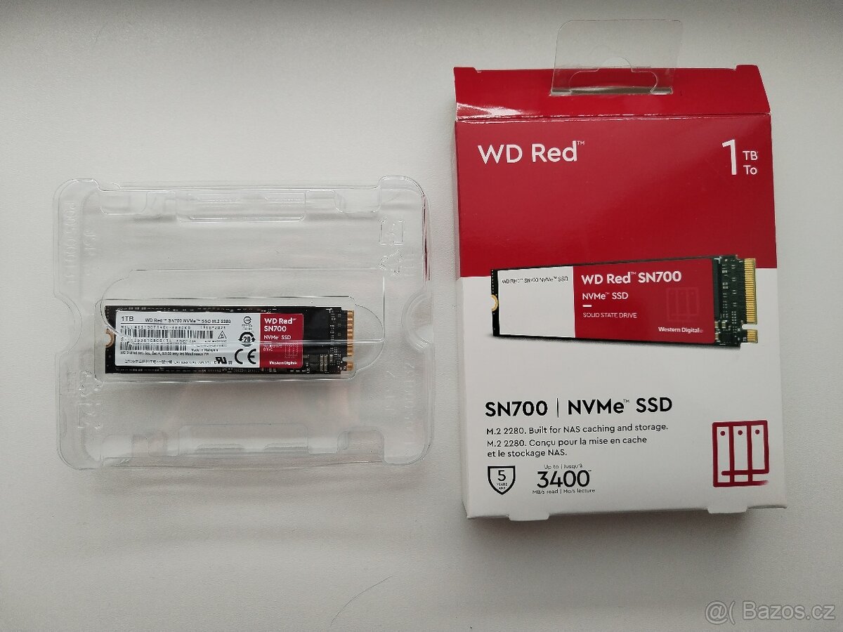 NVMe SSD, WD Red SN 700 - 1Tb
