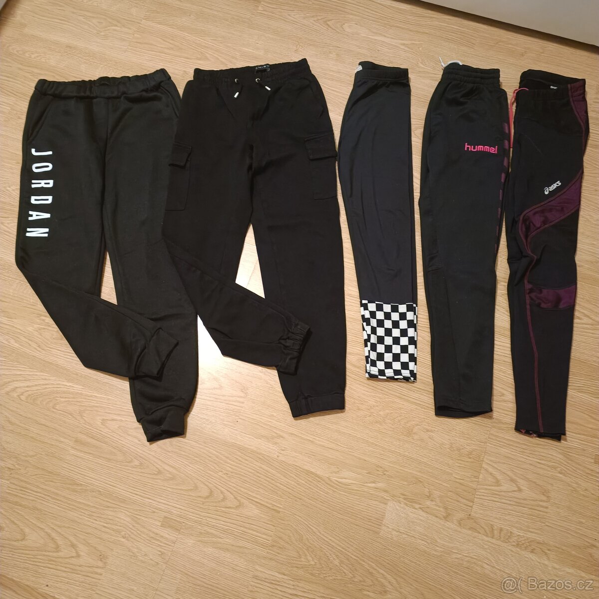 Dívčí tepláky,vel. 140,Jordan, Oasics, Hummel,..
