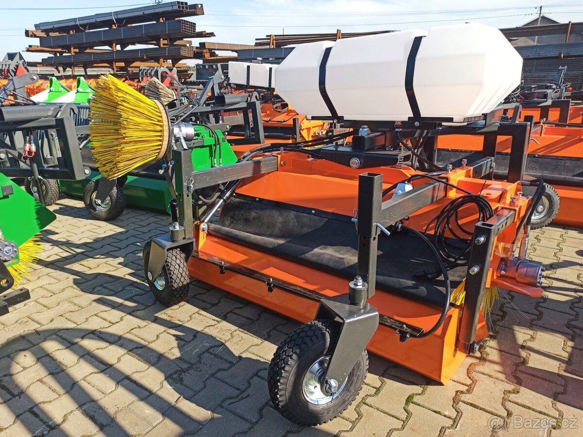 🧹Silniční zametací stroj 2m METAL-TECHNIK – ULIČNÍ ZAMIAT
