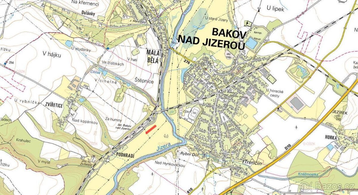 Louka, prodej, Zvířetice, Bakov nad Jizerou, Mladá Boleslav