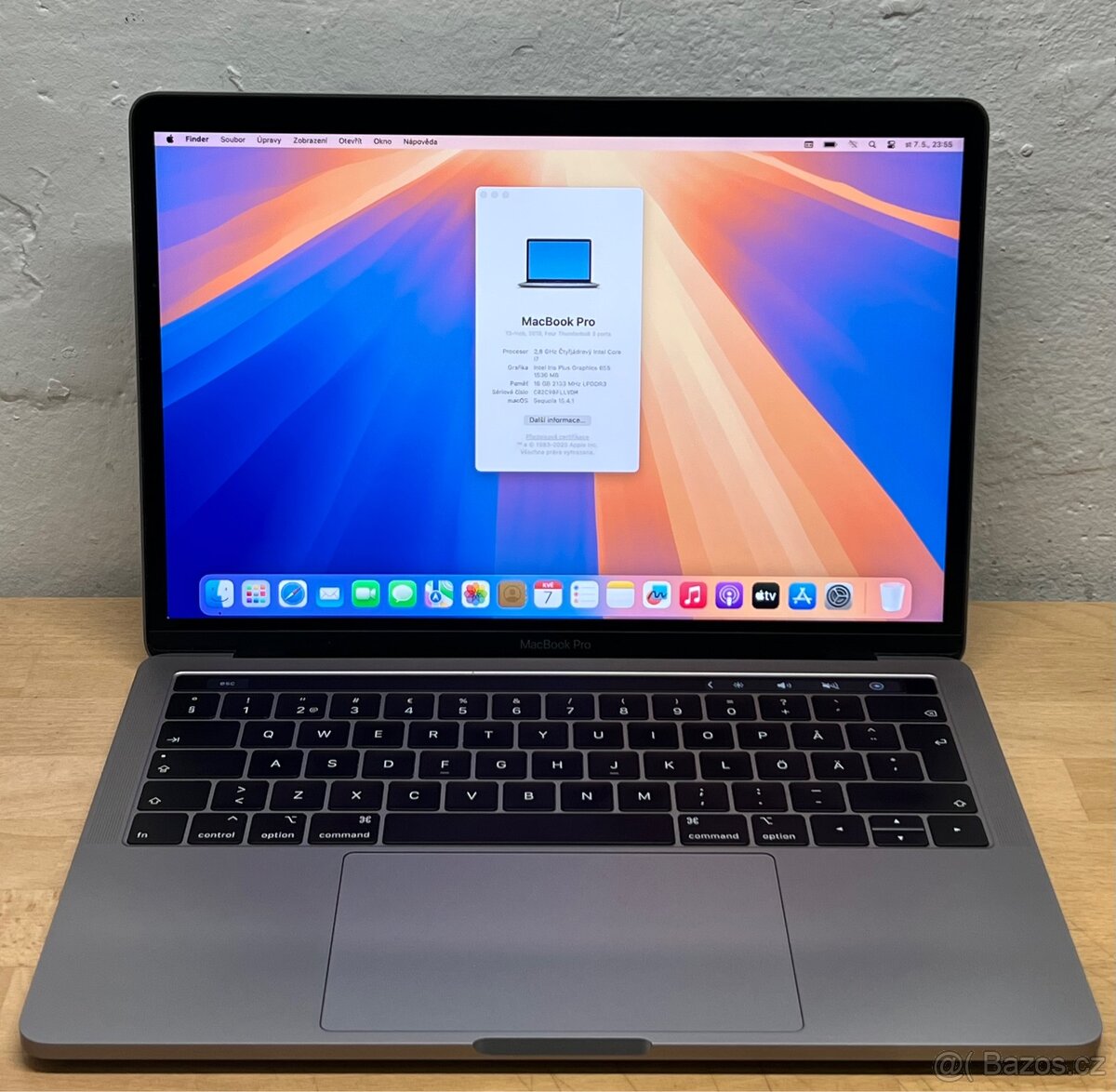 MacBook Pro 2019/16GB RAM/Intel i7/512GB SSD/Záruka