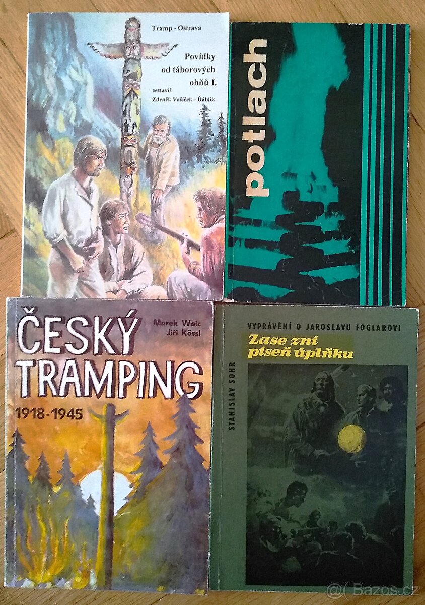 8 knih: Tramping-tramp, zálesák. 1. 2.
