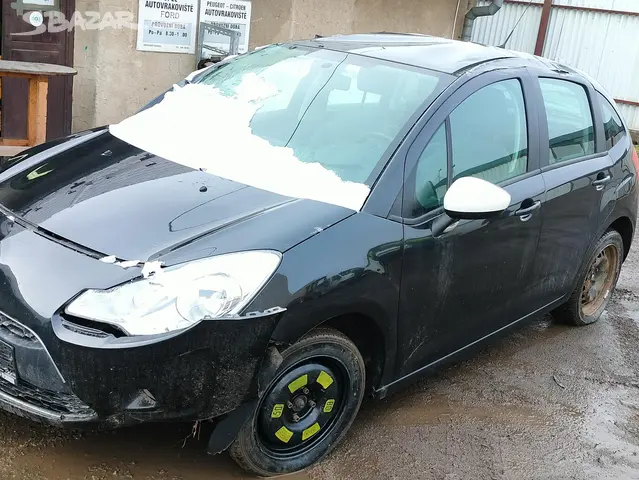 Citroën C3 II, 2009-16, 1.4i, 54kw, KFT, černá EXL