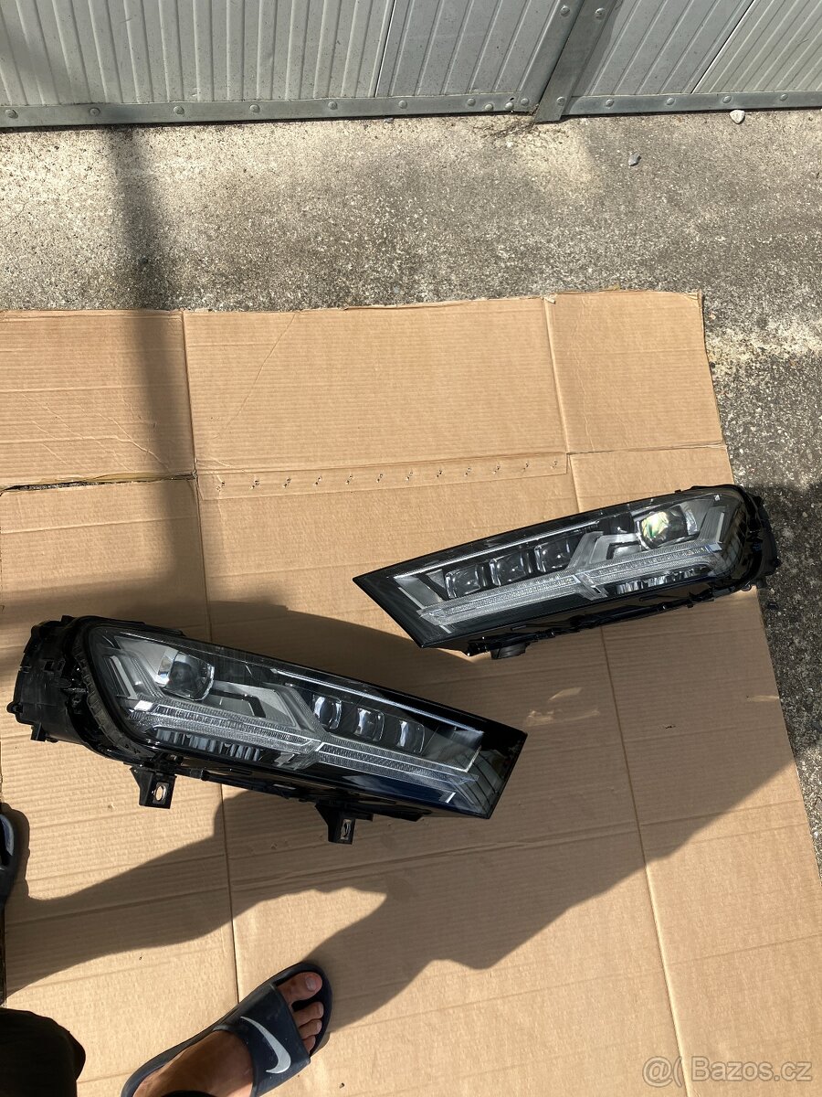 xenon audi q7 15- 4m levy pravy svetlo matrix svetlo
