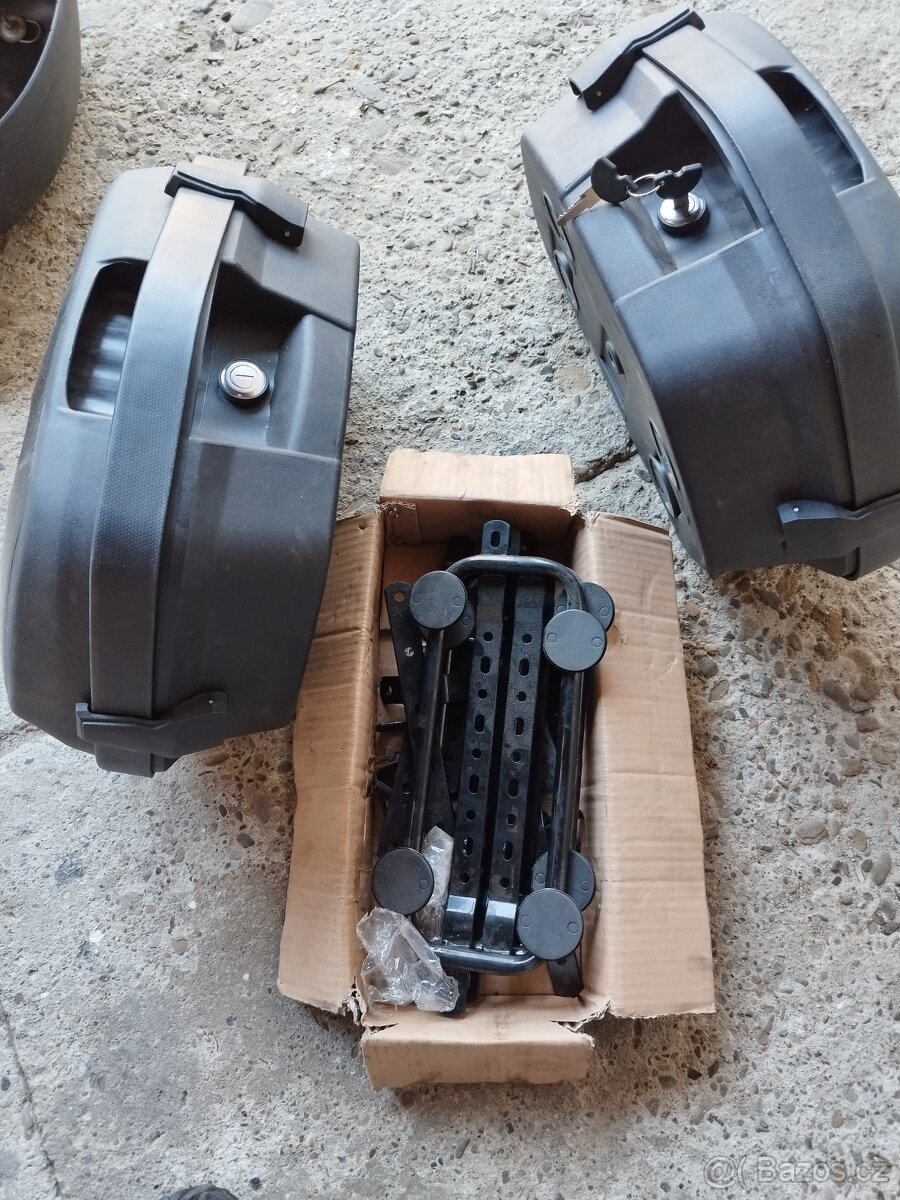 Kufry na motorku z Yamaha TDM