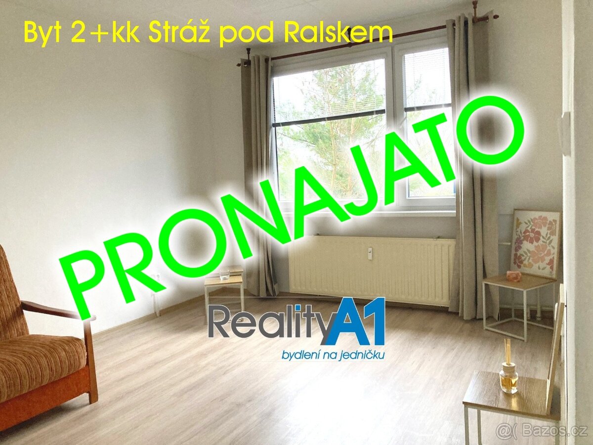 PRONAJATO Pronájem bytu 2+kk - Stráž pod Ralskem