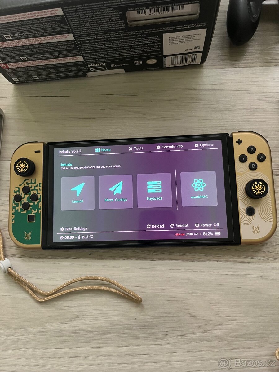 Nintendo switch OLED - modčip