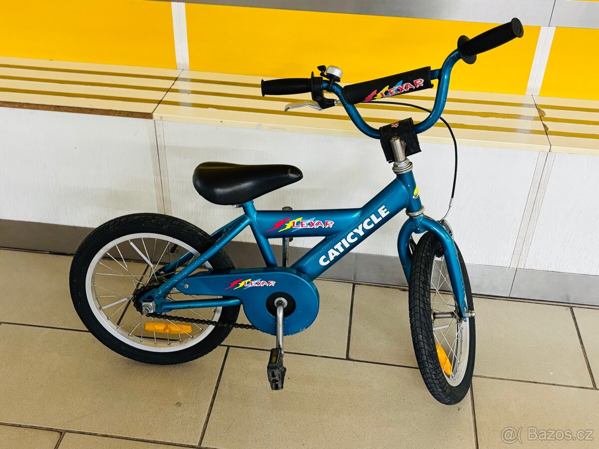 Plně funkční dětské kolo 16" Lexar Caticycle