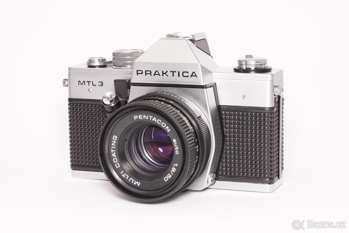 Praktica MTL3, Pentacon Auto 50mm/1,8