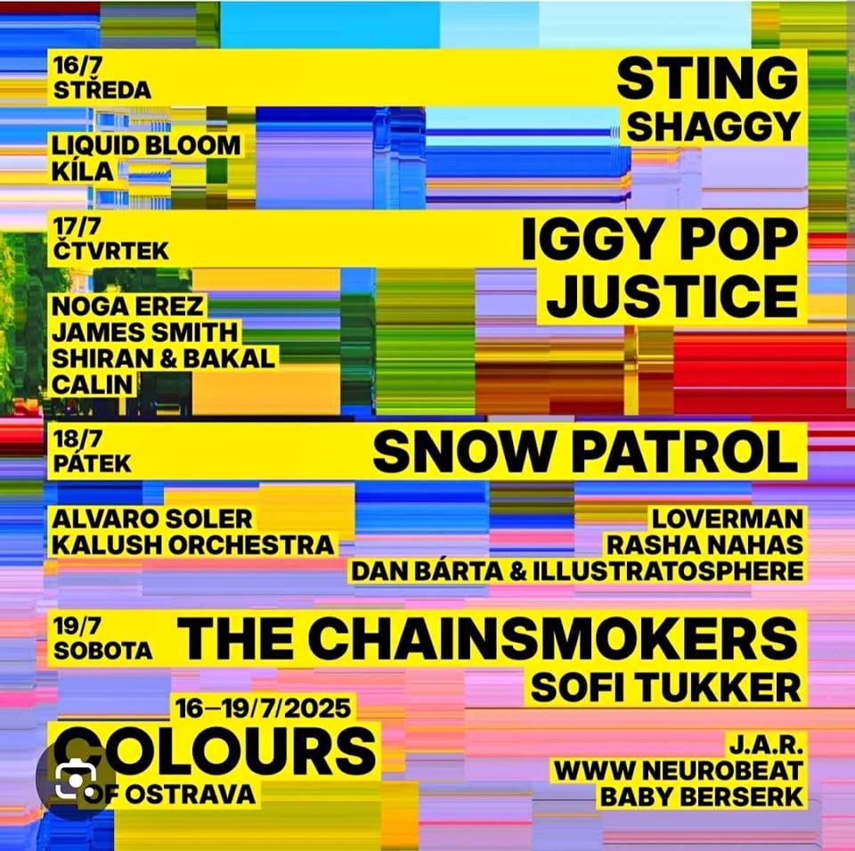 Colours of Ostrava Dolní Vítkovice v termínu 16.7. - 19.7. 2