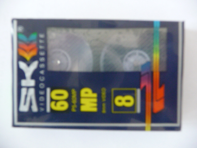 Videokazeta SK 60 P5-60MP 8mm, nové ještě nevybaleno, nový,