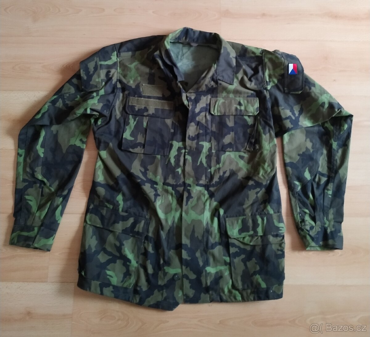 Vojenská maskáčová blůza (zelený potisk)