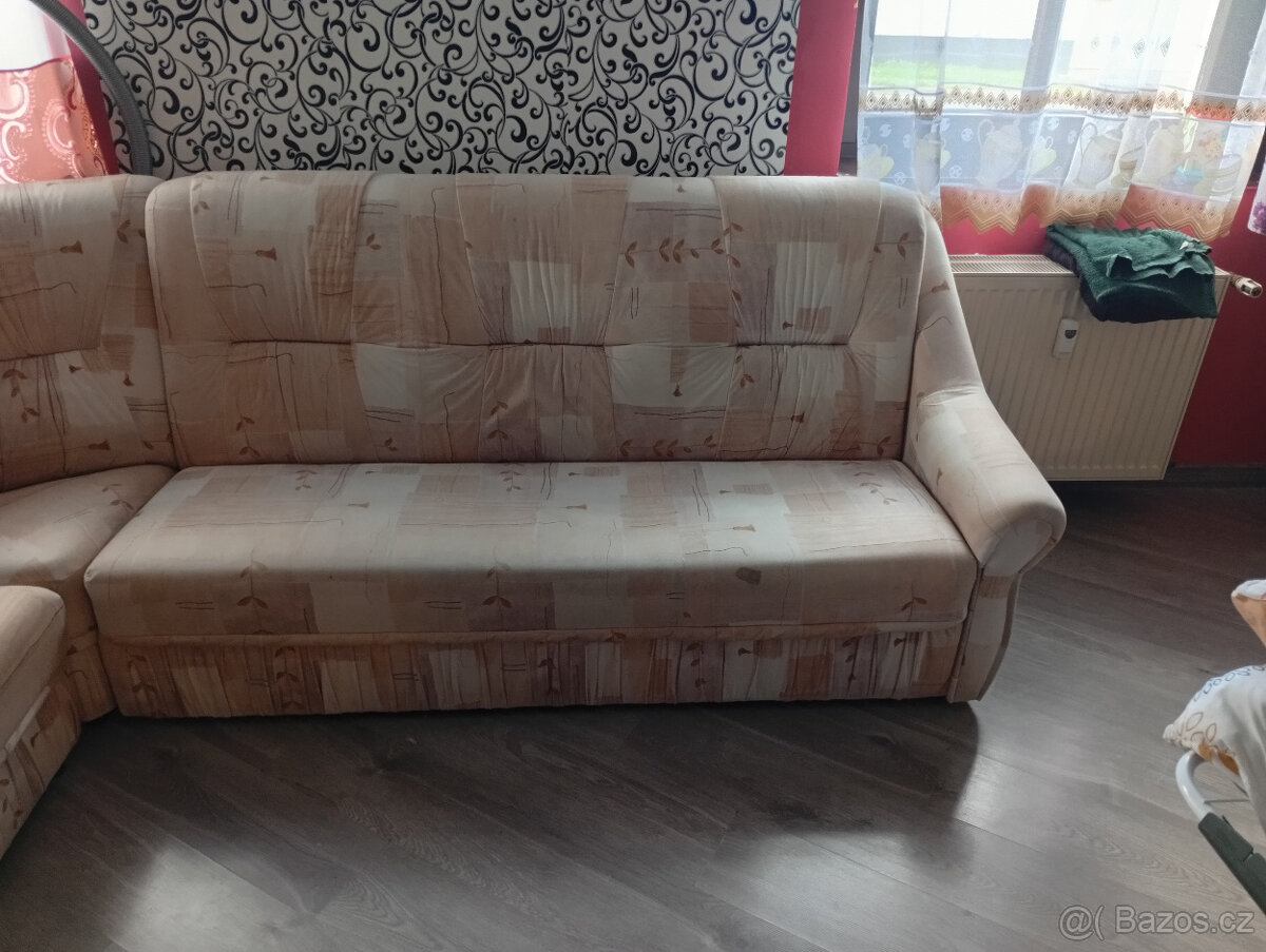 prodam rozkladaci rohovou sedaci soupravu