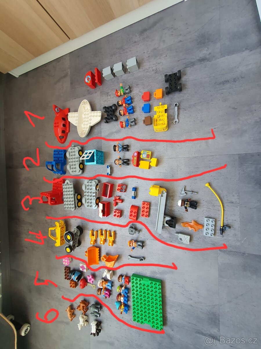 LEGO DUPLO mix stavebnic