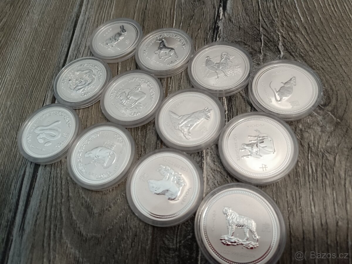 Lunární série I, Austrálie 2008–2019. 1oz. 300.000 ks