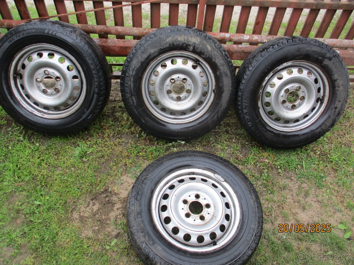 Rafky 5x118 R15 Pneu 195/70 R15 C Letn