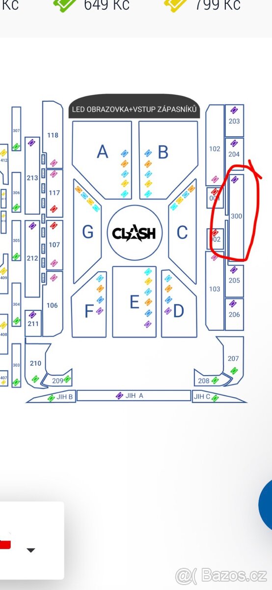 Prodam 3x listky na CLASH MMA 14 06.12.2025