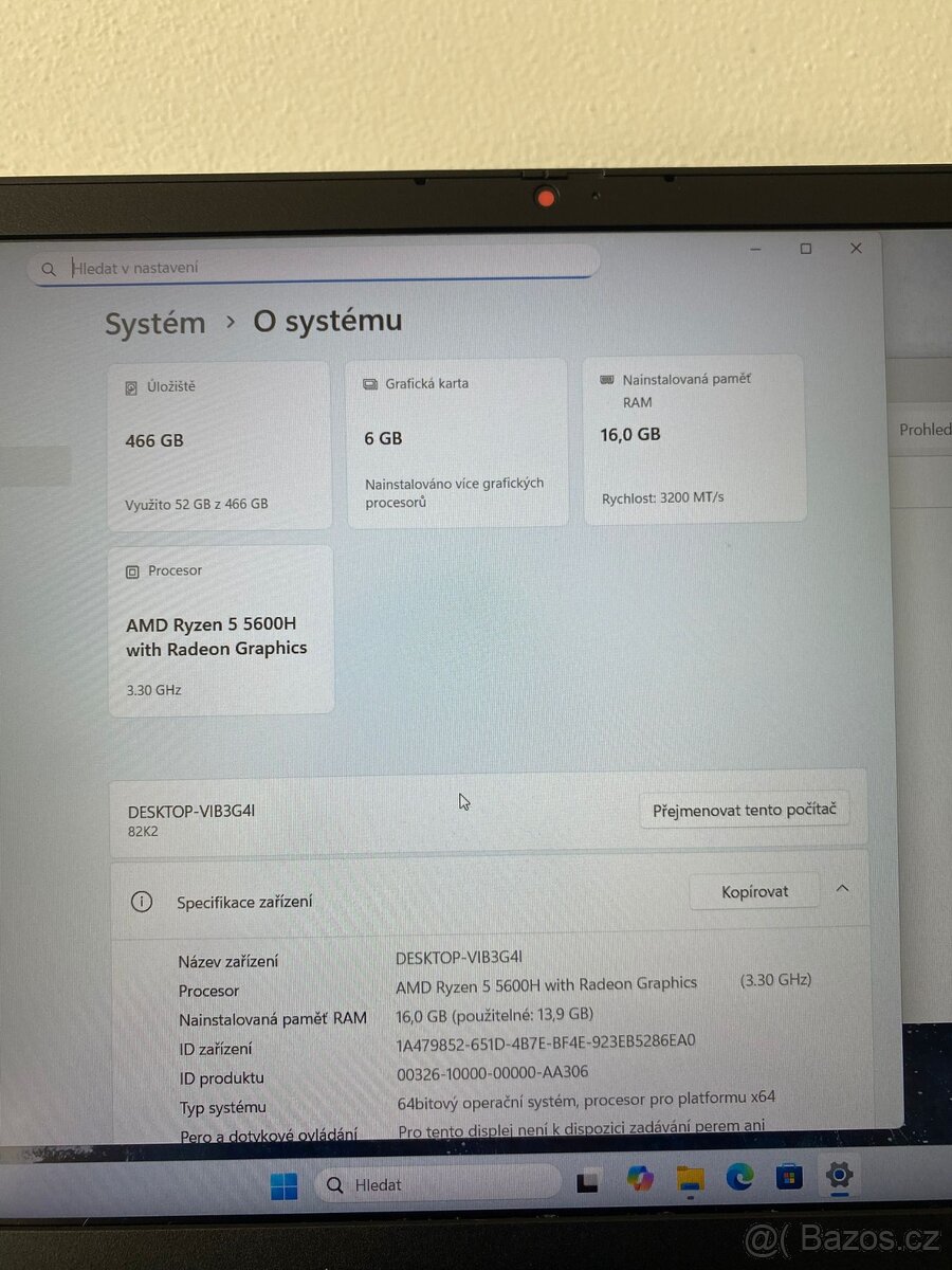 Lenovo IdeaPad Gaming 3 15ACH6