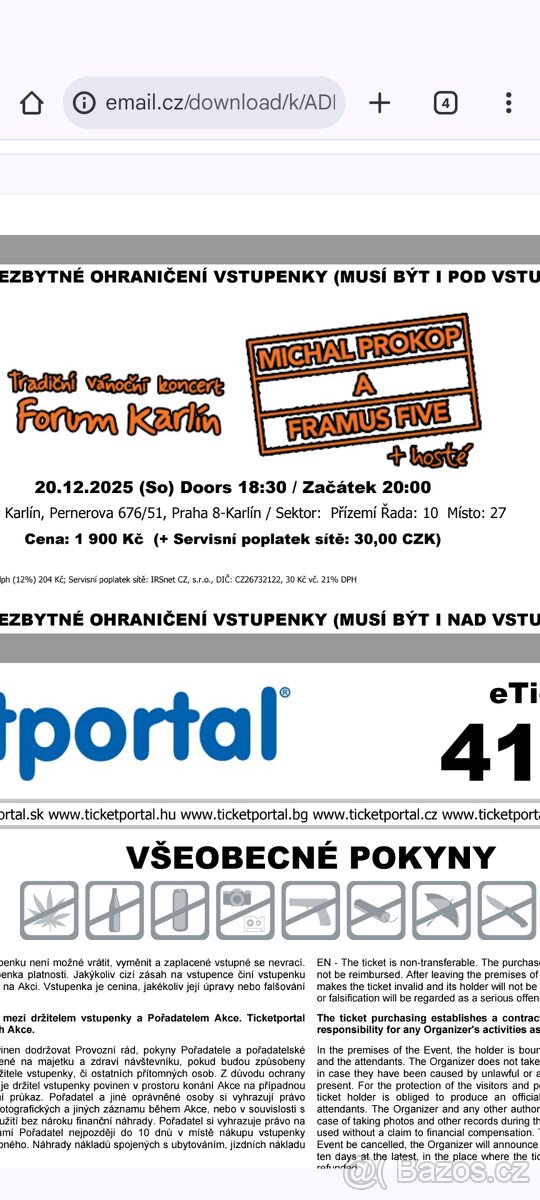 Vánoční koncert Michala Prokopa