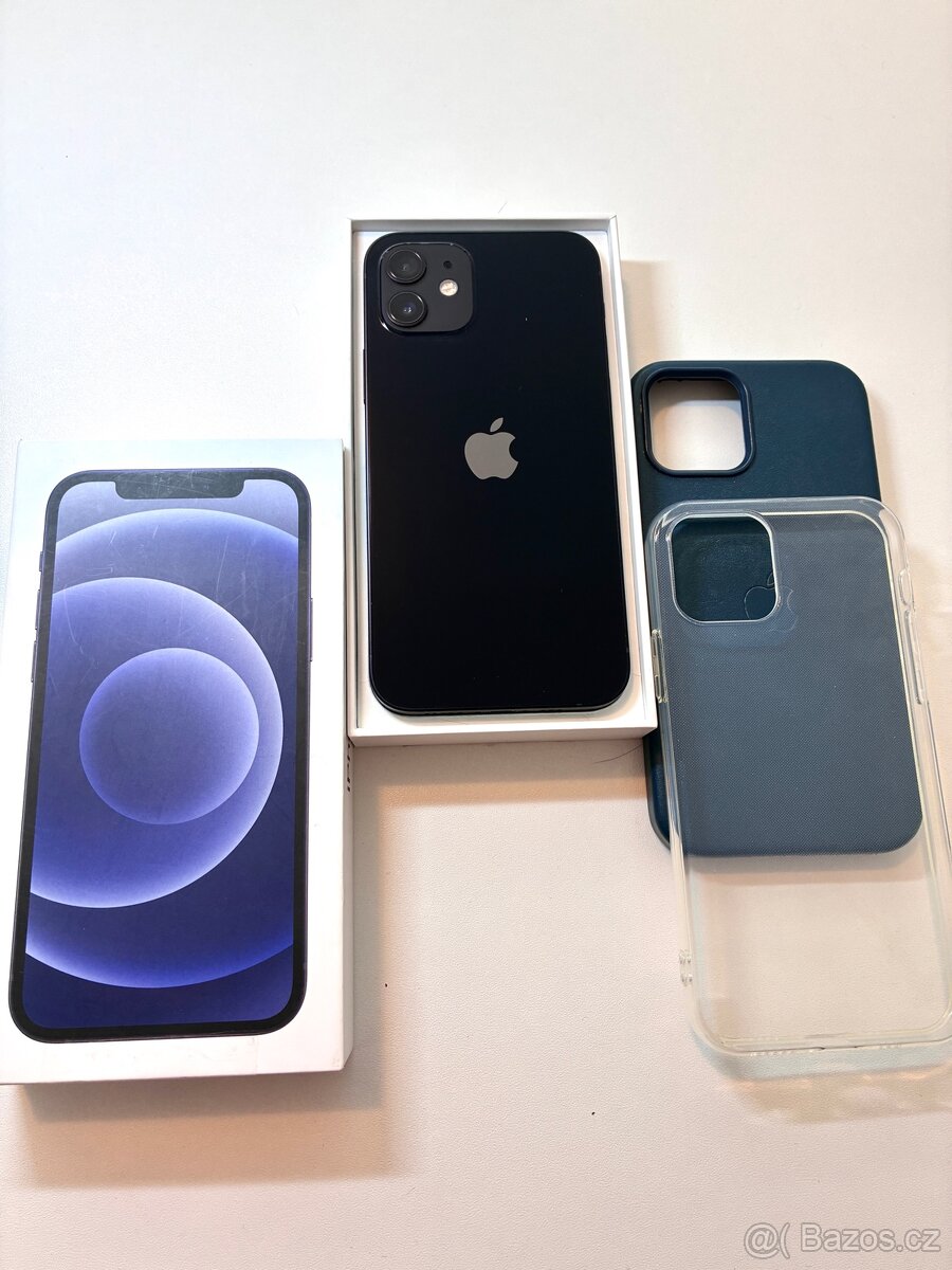 IPhone 12 64gb černý, 84% baterie