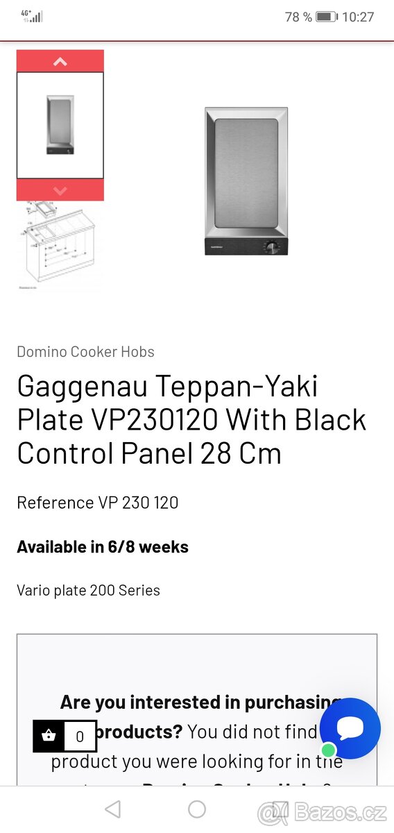 Plynový gril Gaggenau