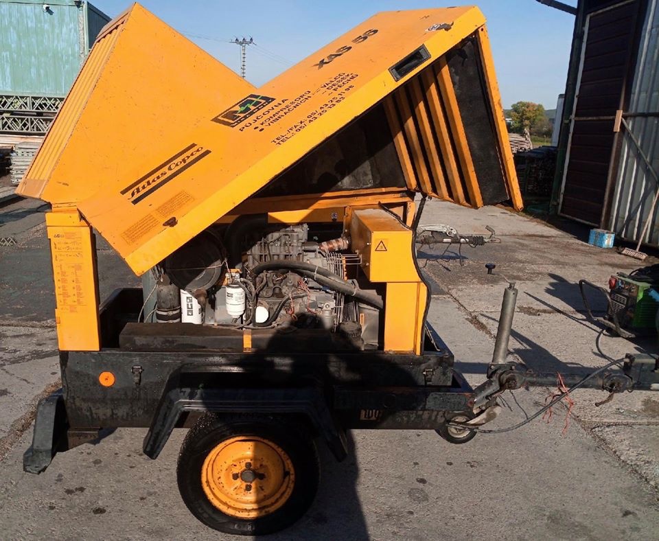 atlas copco dieselový šroubový kompresor