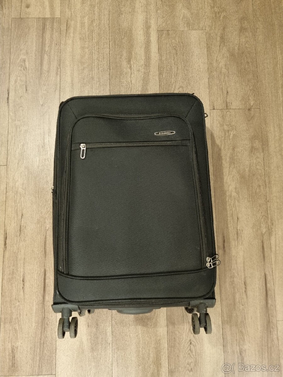 Cestovní kufr/zavazadlo Alexander, černý