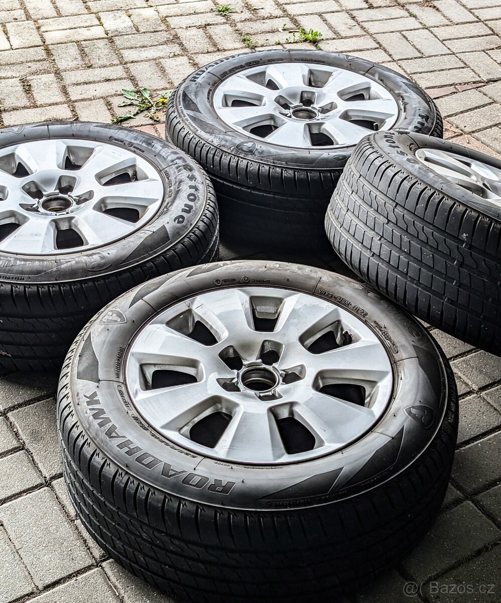Alu.kola 5x112 16" + pneu 225/60 R16